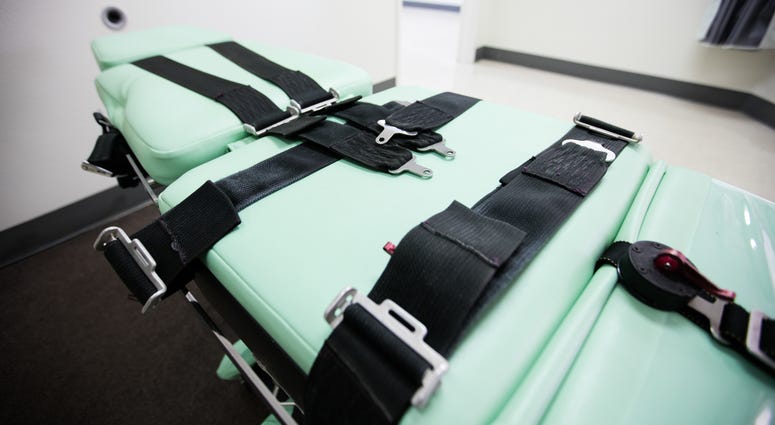 San Quentin's death lethal injection facility is shown before being dismantled at San Quentin State Prison on March 13, 2019 in San Quentin, California. A lethal injection facility