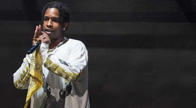 A$AP Rocky performs at the MARQUEE Singapore grand opening celebration on April 13, 2019 in Singapore. A$AP Rocky