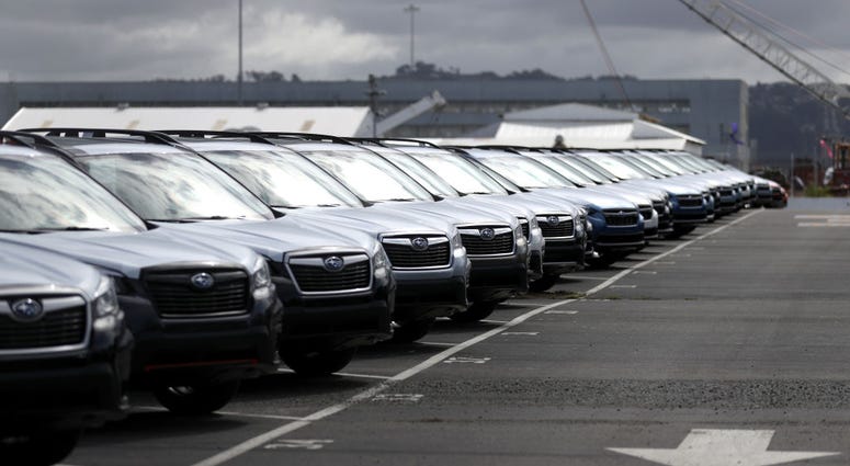 Brand new Subaru cars sit in a lot at Auto Warehousing Company near the Port of Richmond on May 17, 2019 in Richmond, California. Brand new Subaru cars sit in a lot at Auto Warehousing Company near the Port of Richmond on May 17, 2019 in Richmond, California.