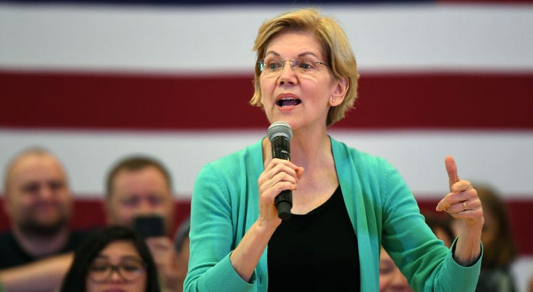 LAS VEGAS, NEVADA - JULY 02: Democratic presidential candidate U.S. Sen. Elizabeth Warren (D-MA) speaks during a community conversation at the East Las Vegas Community Center on July 2, 2019 in Las Vegas, Nevada. LAS VEGAS, NEVADA - JULY 02: Democratic presidential candidate U.S. Sen. Elizabeth Warren (D-MA) speaks during a community conversation at the East Las Vegas Community Center on July 2, 2019 in Las Vegas, Nevada.
