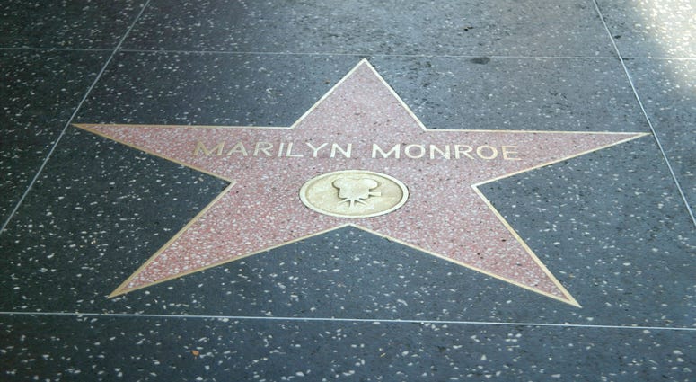 The Hollywood star of late actress Marilyn Monroe The Hollywood star of late actress Marilyn Monroe