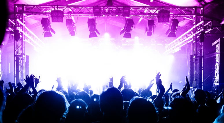 Concert Crowd Getty royalty free Concert Crowd Getty royalty free