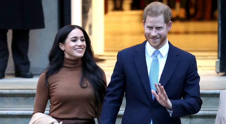 Prince Harry, Duke of Sussex and Meghan, Duchess of Sussex depart Canada House on January 07, 2020 in London, England. Prince Harry and Meghan