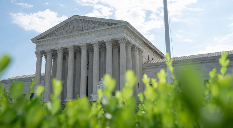 A general view of the U.S. Supreme Court on June 30, 2020 in Washington, DC. The court is expected to release a ruling determining whether President Trump can block the release of his financial records. U.S. Supreme Court