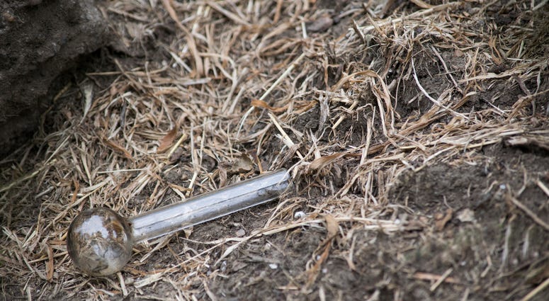 Discarded crack pipe Discarded crack pipe