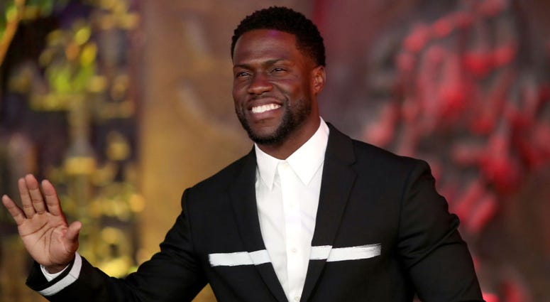 Kevin Hart attends the premiere of Columbia Pictures' "Jumanji: Welcome To The Jungle" on Dec. 11, 2017 in Hollywood, California. Kevin Hart