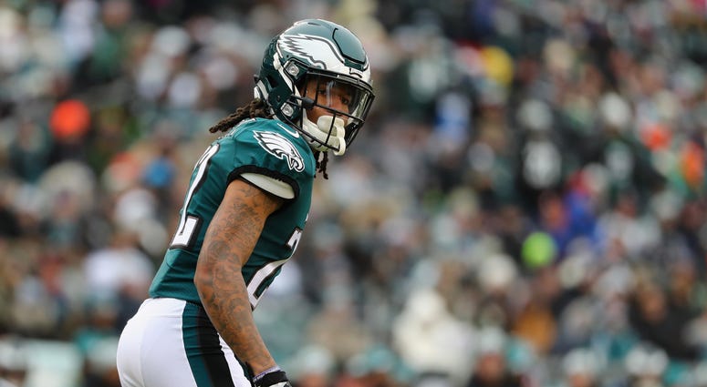 Cornerback Sidney Jones #22 of the Philadelphia Eagles looks on against the Dallas Cowboys during the first half of the game at Lincoln Financial Field on Dec. 31, 2017 in Philadelphia, Pennsylvania. Sidney Jones