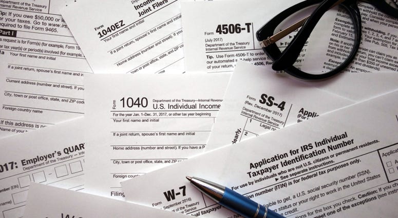 Tax forms. Tax forms.