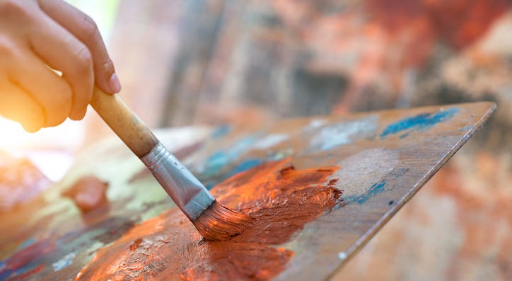 Arts education. Painting.