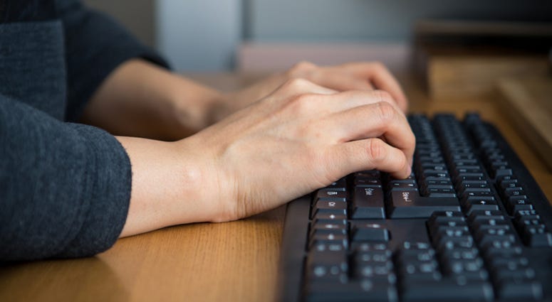 Typing. Typing.