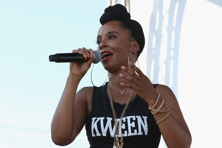 Vivian Green performs during the Overtown Music & Arts Festival 2018 on July 14, 2018 in Miami, Florida. Vivian Green