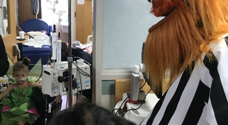 Gritty at St. Christopher's Children's Hospital