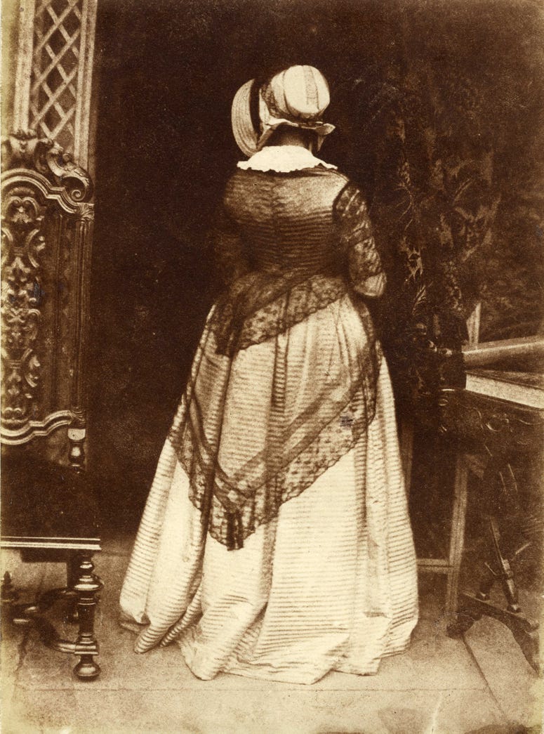 D.O. Hill and Robert Adamson. Lady Mary Hamilton Ruthven, 1847, Salt print. Hill Adamson