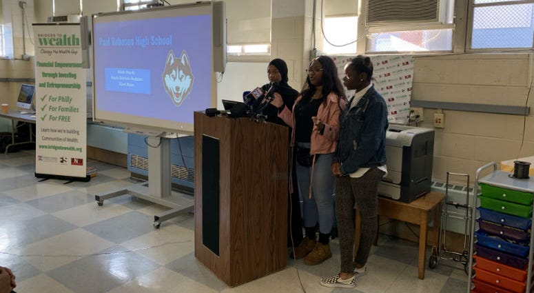 Students from Robeson High School talk about how they’ll take advantage of Project Elevate Students at Robeson High School.