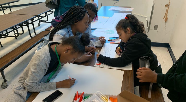 More than 1 million people participated in about 10,000 different events across the country as part of the Lights On Afterschool initiative on Oct. 24, 2019, including students at Science Leadership Academy Middle School. Lights On Afterschool