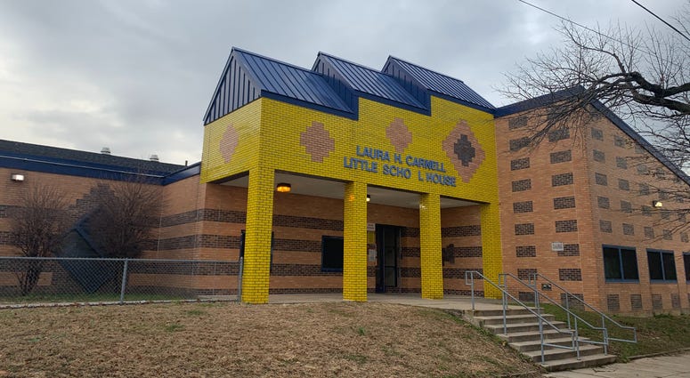 Laura H. Carnell Elementary School temporarily closed for asbestos abatement. Laura H. Carnell Elementary School