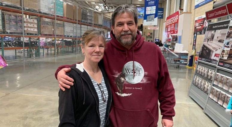 Jim and Bonnie Davolos say their small business is suffering after coronavirus shut downs. Small business owners Jim and Bonnie Davolos.