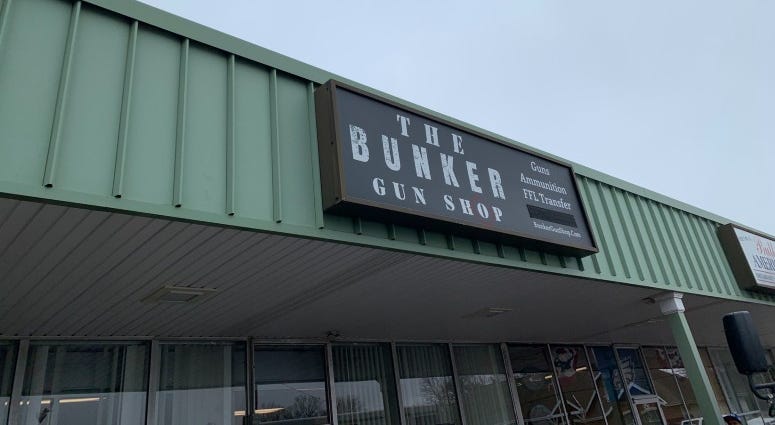 Bunker Gun Shop in Warminster. Bunker Gun Shop in Warminster.