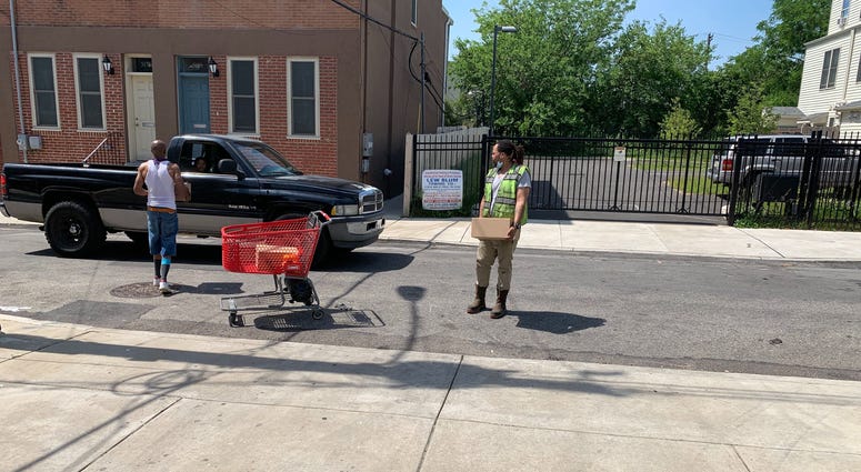 Volunteers provide food to communities whose grocery stores were looted, destroyed in North Philadelphia. Volunteers provide food to communities whose grocery stores were looted, destroyed.