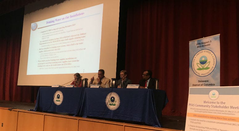 The Environmental Protection Agency is holding an all-day community engagement meeting at Hatboro-Horsham Senior High School to get feedback from a residents who were exposed to chemicals in their drinking water. The Environmental Protection Agency is holding an all-day community engagement meeting at Hatboro-Horsham Senior High School to get feedback from a residents who were exposed to chemicals in their drinking water.