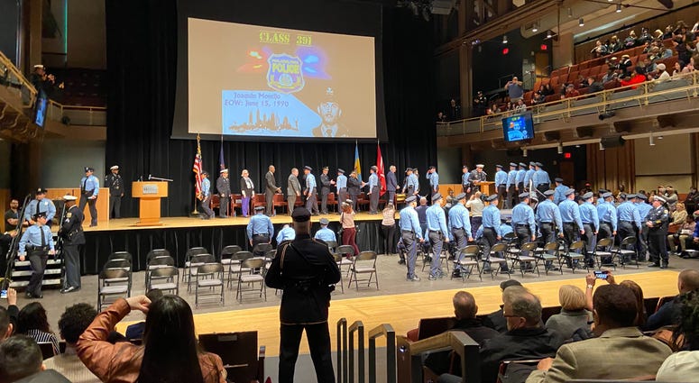 Class 391 graduated from the Philadelphia Police Academy on Feb. 28, 2020. Philadelphia Police Academy