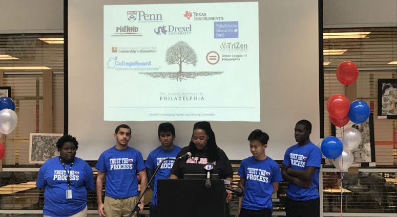 Students participate in the GEAR UP program. Students participate in the GEAR UP program.
