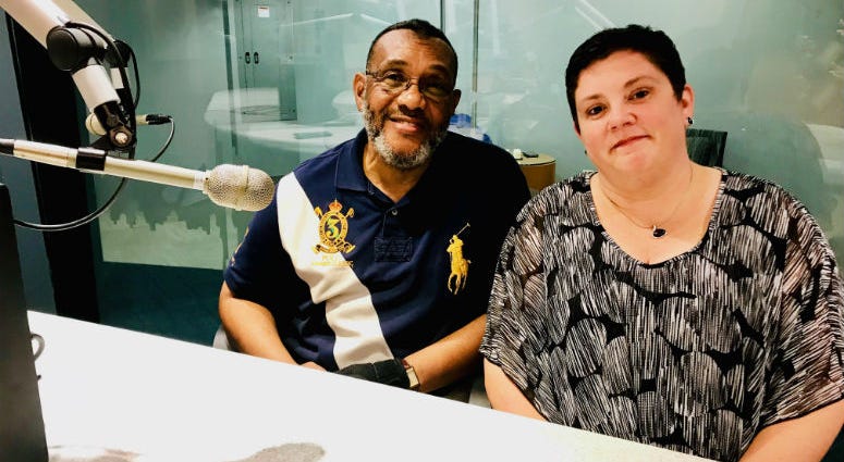 Carol McCloud and Abdul-Kareem Salahuddin. Carol McCloud and Abdul-Kareem Salahuddin.