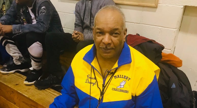 Daryl Murphy, head coach at Mallery Recreation Center. Coach Daryl Murphy.