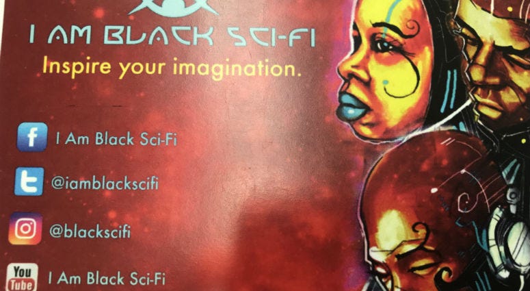 Black sci-fi convention poster. A sci-fi convention with a special emphasis on people of color gets ready to come to Philadelphia.