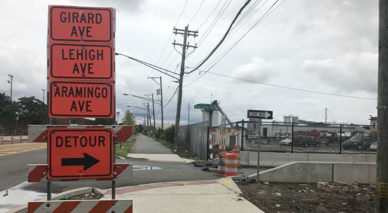 A busy ramp from Southbound I-95 to Girard Avenue will be shut down at 8 p.m. Tuesday night and will remain so for two years while PennDOT crews reconstruct a mile long stretch of the southbound viaduct between Port Richmond to Fishtown. A busy ramp from Southbound I-95 to Girard Avenue will be shut down at 8 p.m. Tuesday night and will remain so for two years while PennDOT crews reconstruct a mile long stretch of the southbound viaduct between Port Richmond to Fishtown.