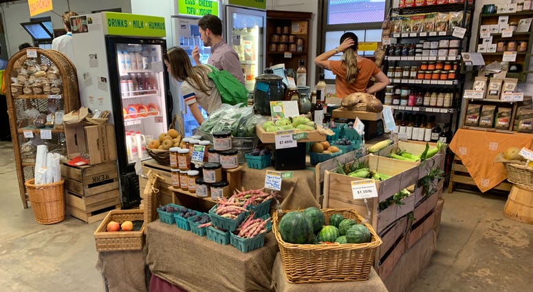 Walter B. Saul High School students have the option to work part time for Weavers Way Co-op's farmers market. Weavers Way Co-op