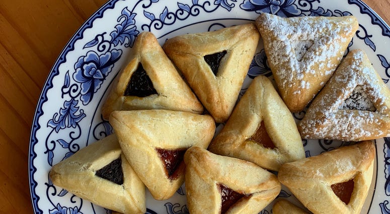 Hamantaschen at Essen Bakery Hamantaschen at Essen Bakery