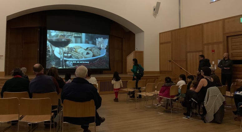 The Penn Museum hosted an educational event for young visitors about holiday celebrations across the globe. The Penn Museum hosted an educational event for young visitors about holiday celebrations across the globe.