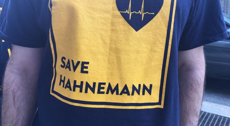 Thousands of people protested in front of Hahnemann University Hospital on Thursday afternoon to try and save the institution from what they believe is a real-estate deal. Thousands of people protested in front of Hahnemann University Hospital on Thursday afternoon to try and save the institution from what they believe is a real-estate deal.
