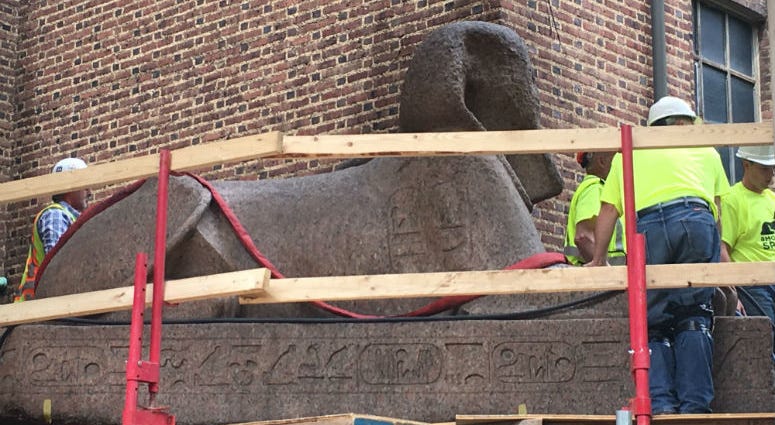 The Sphinx of Ramses II got a new home at the Penn Museum. The largest Sphinx in the Western Hemisphere has a new home tonight. It's still at the Penn Museum in Philadelphia.