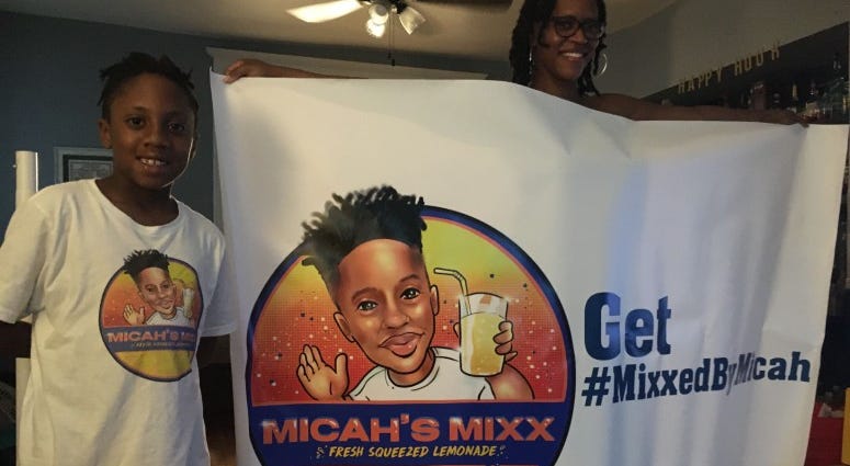 10-year-old Micah Harrigan 10-year-old Micah Harrigan