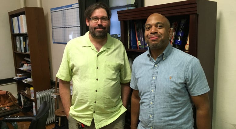 From left: James Arleth and Asmaro Gist James Arleth and Asmaro Gist