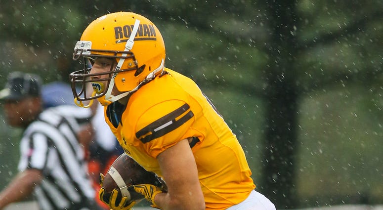 Senior running back John Mannion rushed for a game-high 177 yards on Thursday night in Rowan's 41-34 2-OT win at Widener. Senior running back John Mannion rushed for a game-high 177 yards on Thursday night in Rowan's 41-34 2-OT win at Widener.