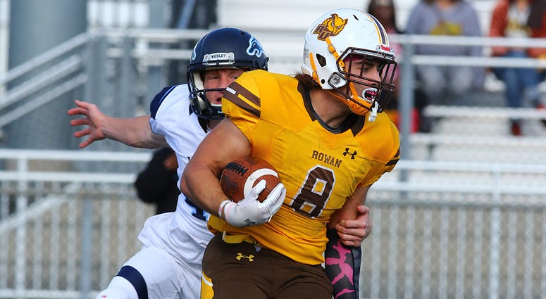 Rowan senior running back John Mannion Rowan senior running back John Mannion