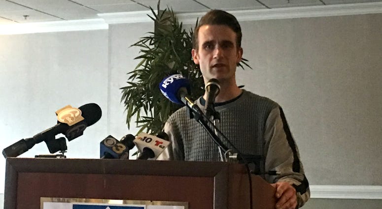 Justin Hoffmann, a 29-year-old chef and Navy veteran, filed a lawsuit against the Camden diocese immediately after the statute of limitations was extended. Justin Hoffmann