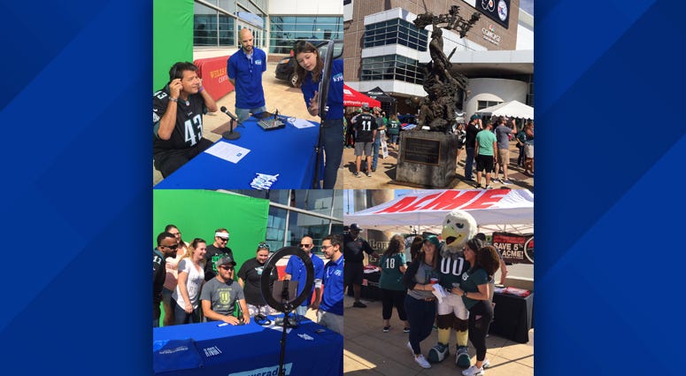KYW Newsradio at Tailgate Zone 2 KYW Newsradio at Tailgate Zone 2