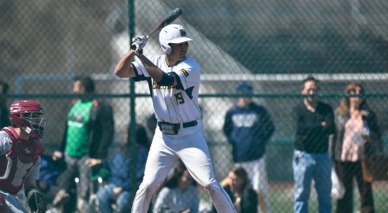 Junior Ben Faso leads La Salle University with a .357 batting average. La Salle Baseball