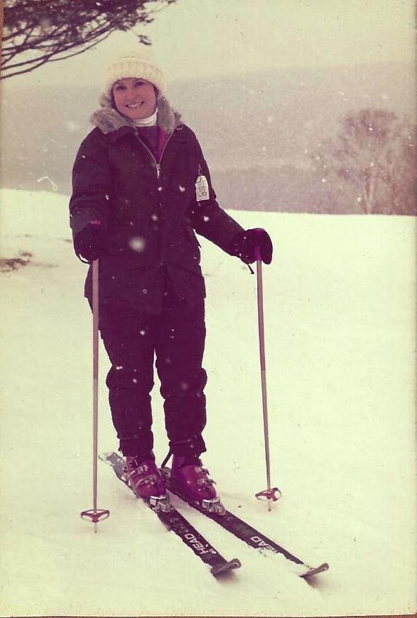 when Mary (pictured) and Jay Lloyd started their on-and-off Thanksgiving Canadian skiing tradition, they always found snow at Mont-Tremblant, Québec. Mary Lloyd