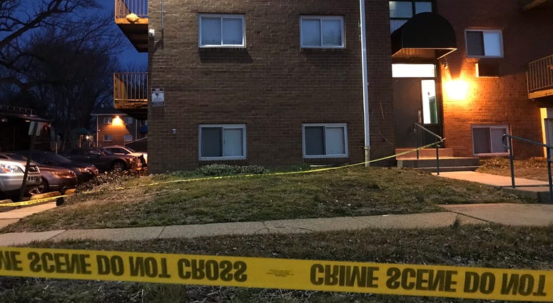 Police section off the Robert Morris Apartments in Morrisville following the discovery of five members of one family murdered in the home, Feb. 26, 2019. Police section off the Robert Morris Apartments in Morrisville.