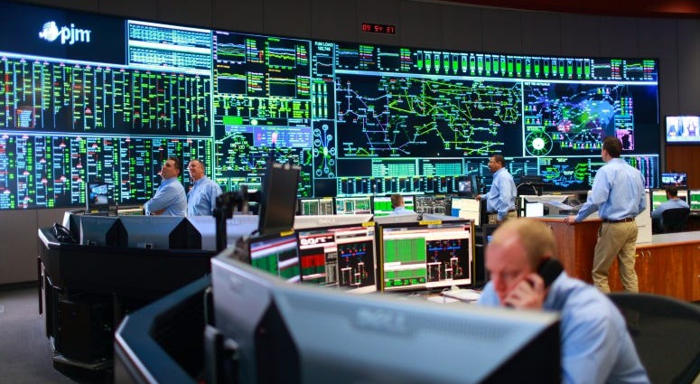 PJM Interconnection control room PJM Interconnection control room