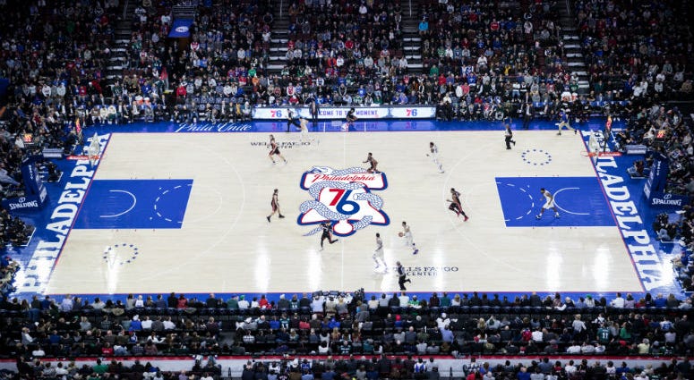 Sixers 2018 Playoff Court Mockup Logo Sixers Playoff Logo