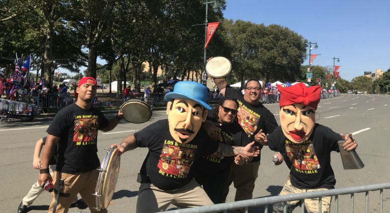 Scene from the 2018 Puerto Rican Day Parade in Philadelphia, Pa. on September 30, 2018