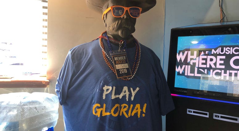 — If you walk into The Jacks New Years Brigade clubhouse in South Philly and say "Play Gloria!" someone is going to play the song made popular by '80s pop star Laura Branigan for you. — If you walk into The Jacks New Years Brigade clubhouse in South Philly and say "Play Gloria!" someone is going to play the song made popular by '80s pop star Laura Branigan for you.