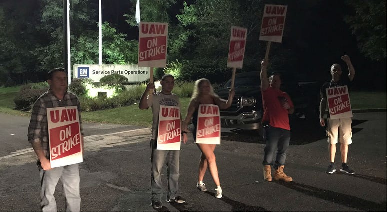 Nearly 50,000 UAW members who work in GM facilities across the country, including here in Langhorne, are now on strike. Nearly 50,000 UAW members who work in GM facilities across the country, including here in Langhorne, are now on strike.
