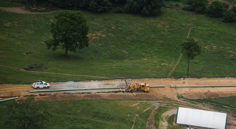 Construction for the Sunoco Mariner East pipeline continues in South Lebanon Township, July 5, 2017. Construction for the Sunoco Mariner East pipeline.